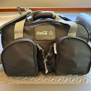 Coca Cola Black Recycle Theme Duffle Bag